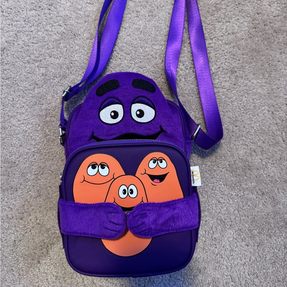 Grimace Character Crossbody Bag